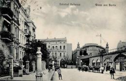 Berlin Mitte (1000) Bahnhof Litfaßsäule 1911 II (fleckig VS/RS) - Sonstige & Ohne Zuordnung