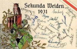 Studentika WEIDEN - Mit EULE Sign. W.Fuchs I - Schulen
