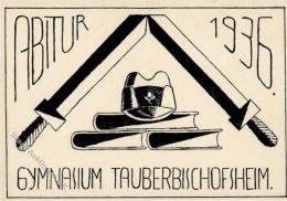 Studentika TAUBERBISCHOFSHEIM - 1936 I-II - Schulen