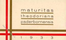 Studentika PADERBORN - 1933 I - Schulen