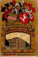 Studentika HAMM,Westf. - Künstlerkarte 1918 I - Schulen