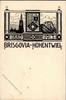 Studentika FREIBURG,Br.-HOHENTWIEL - Jubiläum 1913 Sign. Gehrig I-II - Schulen