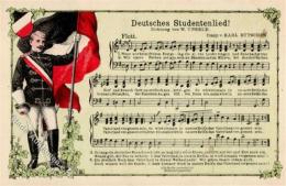 Studentika DEUTSCHES STUDENTENLIED, 1910 I - Schulen