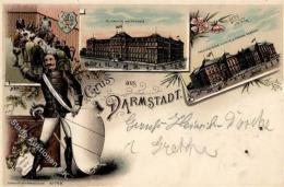 Studentika DARMSTADT - Litho Technische Hochschule 1901 I-II - Schulen