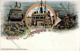 Taucher Gruss Vom Meeresgrund Künstlerkarte 1899 I-II Montagnes - Otros & Sin Clasificación