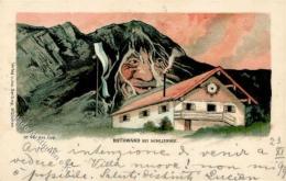 Berggesicht Rothwand Bei Schliersee Künstlerkarte 1899 I-II - Autres & Non Classés