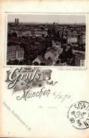 Vorläufer München (8000) Lithographie 1890 I-II (kl. Einkerbung) - Unclassified