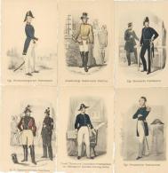 Postgeschichte Uniformen 6'er Serie Ansichtskarten I-II - Poste & Facteurs