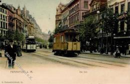 FRANKFURT/Main - STRASSENBAHN Auf Der Zeil I - Eisenbahnen