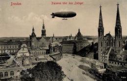 Parseval Dresden (O8000) über Dem Zwinger 1911 I-II - Dirigibili