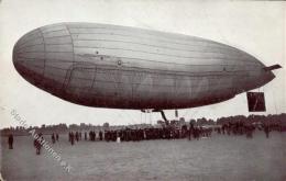 Parseval Dresden (O8000) Landung Auf Dem Heller I-II (Ecke Abgestossen) - Zeppeline