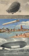 Zeppelin Parseval Lot Mit 4 Ansichtskarten I-II Dirigeable - Airships