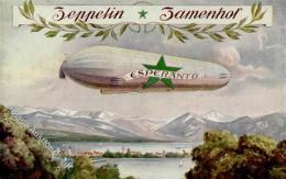 Zeppelin Esperanto Zamenhof I-II Dirigeable - Dirigibili