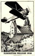 Flugpost Willisau Schweiz Flugmeeting 1930 Sondermarke Stempel I-II - Autres & Non Classés