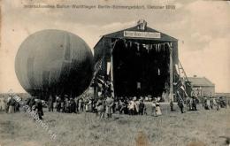 Ballon Schmargendorf (1000) Wettfliegen  1908 I-II (fleckig) - Luchtballon