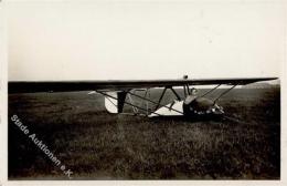 Segelflugzeug Erzgebirgischer Flugverein Bez. Stollberg Foto-Karte I-II Planeur - Altri & Non Classificati