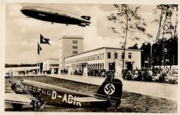 FRANKFURT/MAIN - LUFTSCHIFFHAFEN RHEIN-MAIN Mit Zeppelin HINDENBURG I-II Dirigeable - Autres & Non Classés