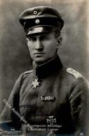 Sanke Piloten Nr. 616 Oberleutnant Loerzer Mit Unterschrift Foto-Karte I-II - Autres & Non Classés