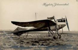 Sanke, Flugzeug Nr. 266 Lawrenz Eindecker Flugplatz Johannisthal Foto AK I- Aviation - Autres & Non Classés