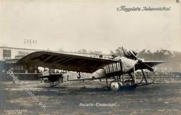 Sanke, Flugzeug Nr. 169 Aviatik Eindecker Flugplatz Johannisthal Foto AK I- Aviation - Autres & Non Classés