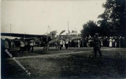 Flugereignis REUTLINGEN (7410) Schwäbischer Überlandflug 1911 Fotokarte I-II R!R! Aviation - Sonstige & Ohne Zuordnung