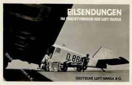 Lufthansa Flugzeug  Werbe AK I-II Aviation - Oorlog 1939-45