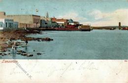 Marine Schiffspost Lanzarote Rs Stpl. Kais. Deutsche Marine Schiffspost Nr. 13 25.6.04 II (Stauchung, Fleckig) - Andere & Zonder Classificatie