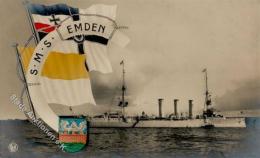 Marine - Galerie SMS Emden Foto AK I-II - War 1914-18