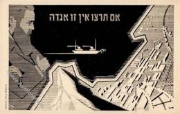 Judaika Herzl Künstlerkarte I-II (keine Ak-Einteilung) Judaisme - Judaika