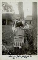 Judaika Galizisches Judenmädchen Tracht Foto AK 1917 I-II Judaisme - Judaika