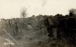 Judaika - Judenfriedhof TREMBOWLA,Galizien, Hdschrftl. Auf Foto-Ak, I Judaisme - Judaika