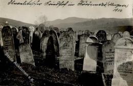 Judaika - Judenfriedhof KURÖSMEZÖ,Ungarn 1916, Foto-Ak I-II Judaisme - Judaika