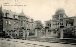 Synagoge Lübeck (2400) Israelitisches Heim  1912 I-II (fleckig) Synagogue - Judaika