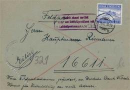 Feldpost WK II Stempel Einheit Nimmt Zur Zeit Nicht Am Luftfeldpostdienst Teil, Luftfeldpostsammelstelle I-II - War 1939-45