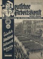 Buch WK II Zeitschrift Deutscher Arbeitsdienst Für Volk Und Heimat September 1934 Sonderheft Arbeitsdienst Aufmarsc - Weltkrieg 1939-45