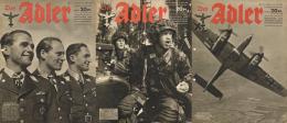 Buch WK II Zeitschrift Der Adler Lot Mit 23 Heften 1943/44 II - Weltkrieg 1939-45