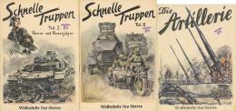 Buch WK II Waffenhefte Des Heeres Hrsg. Oberkommando Des Heeres Lot Mit 5 Heften Deutscher Volksverlag Viele Abbildungen - Weltkrieg 1939-45