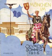 Buch WK II München Im Olympia Sommer Programmheft Titelbild Sign. Hohlwein, L. Und Programmheft Olympisches Konzert - Weltkrieg 1939-45