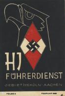 Buch WK II HJ Führerdienst Gebiet Köln Aachen 32 Seiten II - Weltkrieg 1939-45