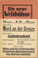 Buch WK II Die Neue Weltbühne Wochenschrift Für Politik Kunst Wirtschaft II - Weltkrieg 1939-45