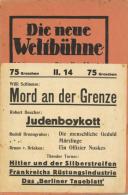 Buch WK II Die Neue Weltbühne Wochenschrift Für Politik Kunst Wirtschaft II - Oorlog 1939-45