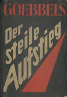 Buch WK II Der Steile Aufstieg Goebbels, Joseph 1944 Zentralverlag Der NSDAP Franz Eher Nachf. 474 Seiten II - Weltkrieg 1939-45