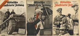 Buch WK II 8 Zeitungen Könische Illustrierte Zeitung 1939 - 1943 Viele Abbildungen II (altersbedingete Gebrauchsspu - Weltkrieg 1939-45