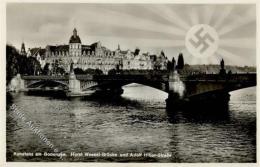 Aufgehende Sonne WK II - KONSTANZ,Bodensee - Horst-Wessel-Brücke I - Weltkrieg 1939-45