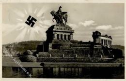 Aufgehende Sonne WK II - KOBLENZ - Deutsches Eck 1933 I-II - War 1939-45