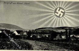 Aufgehende Sonne WK II - Heilgruß Aus ULMET,Glan I - War 1939-45