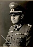WK II WK II Offizier Eisernes Kreuz Mit Unterschrift Foto AK I-II - War 1939-45
