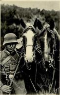 WK II Soldat Pferde  Foto AK I-II - War 1939-45