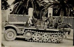 WK II MILITÄR - Foto-Ak AFRIKAFELDZUG - Panzerauto (Eckbug) II - Weltkrieg 1939-45