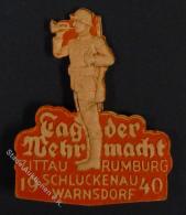 WK II Anstecknadel 2 Tagungsabzeichen Tag Der Wehrmacht 1940 I-II - Weltkrieg 1939-45